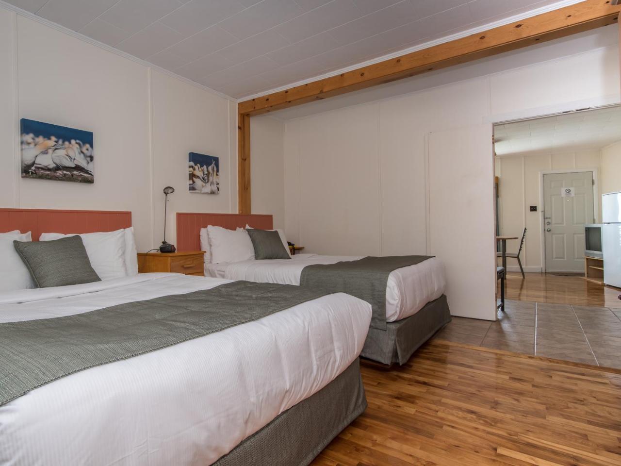 Au Pic De L'Aurore Motel-Chalets ペルセ エクステリア 写真